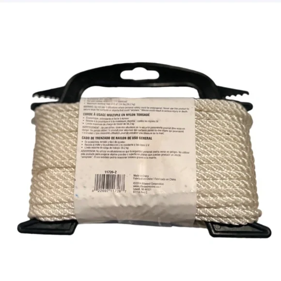 Utility Line Twisted Nylon 1/4 in 50ft - Picture 2 of 3